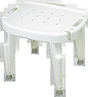 Bath Safe Adjustable Shower Seat, No Arms, No Back