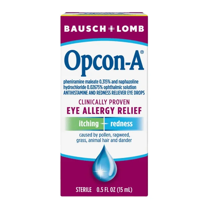 Bausch + Lomb Opcon-A Eye Allergy Relief Drops (0.5 fl oz) #10087610
