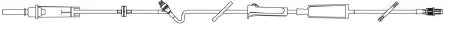 Baxter Continu-Flo Administration Set 10 Drops / mL Drip Rate 106 Inch Tubing 1 Port – ACT8570