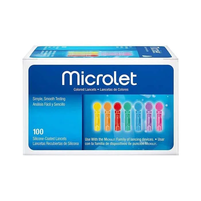 Bayer Microlet® Multicolor Lancet 100/bx