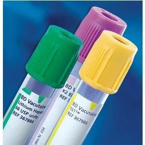 BD Vacutainer Plastic EDTA Tube, Lavender, 10mL