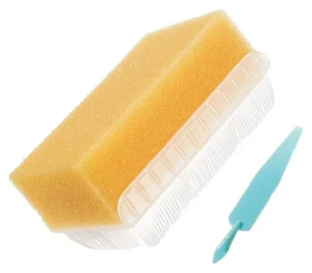 Becton Dickinson E-Z Scrub Impregnated Scrub Brush Polyethylene Red – 371073