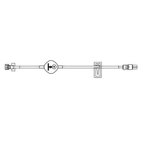 Becton Dickinson Extension Set 16 Inch Tubing 1 Port 5 mL Priming Volume DEHP-Free – 10013902