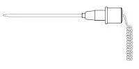 Becton Dickinson Probe, Rectal Rectal, Red, Short Cord, Nonsterile, Reusable Temp Plus II Thermometer Model 2080 and Uses P-850A Probe Covers – 2882A
