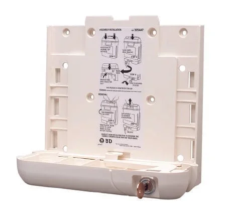 Becton Dickinson Sharps Collector Bracket Locking Wall Bracket Plastic – 305447