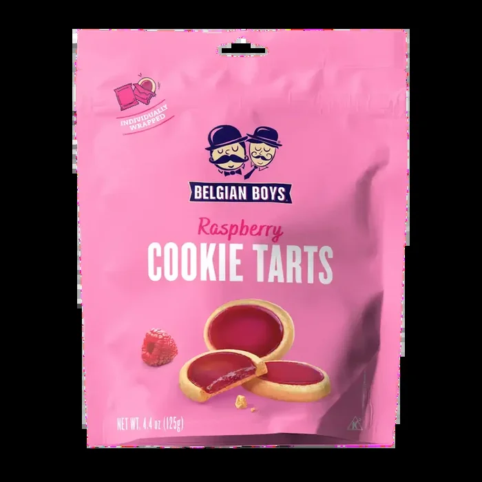 Belgian Boys Cookie Tarts Raspberry