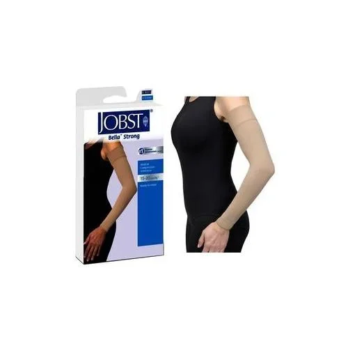 Bella Strong Arm Sleeve with Silicone Band, 15-20, Size 6, Long, Natural
