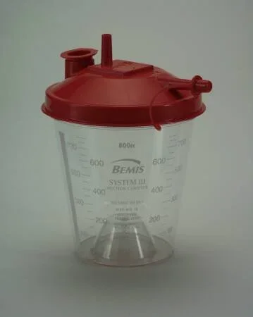 Bemis Healthcare Hydrophobic Suction Canister 800 mL Pour Lid – 424410
