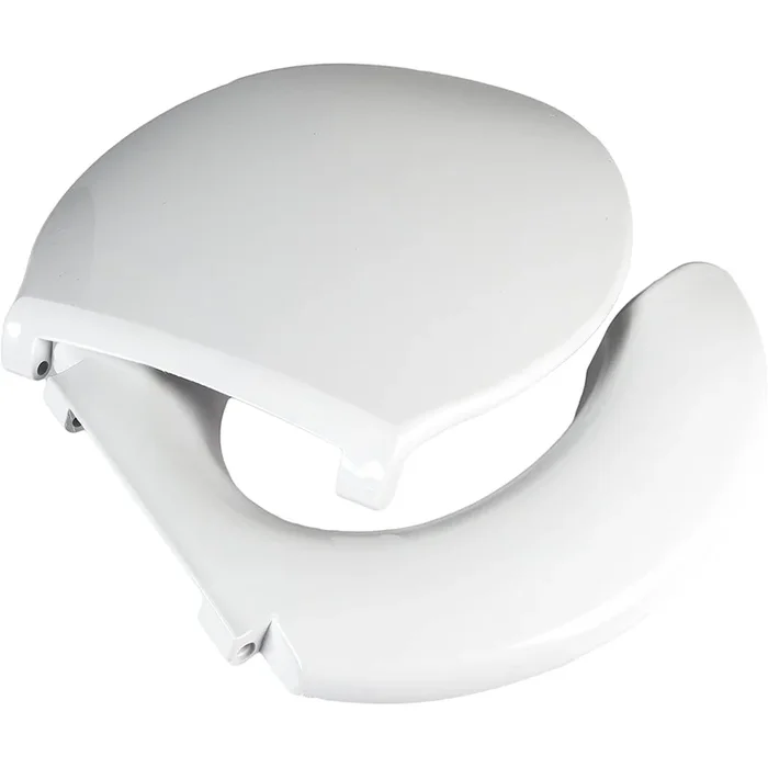 Big John Toilet Seat Open Front With Cover White