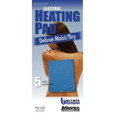 Bilt Rite MaxTex Dry Heating Pad Electric Muscle Spasms Standard 3 X 12 X 15 Inch – 500