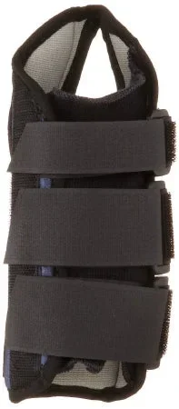 Bird & Cronin Clamshell Premier Wrist Brace Contoured Aluminum Palmar Stay, Plastic Dorsal Stay Polyester, Foam, Nylon Right Hand Black Large – 50004384