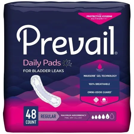 Bladder Control Pad Prevail® Daily Pads 11 Inch