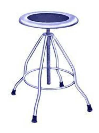 Blickman Clifton Exam Stool Backless Spinlift Height Adjustment 4 Casters Stainless Steel – 1027745000