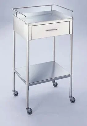 Blickman George Anesthesia Utility Table 20 X 16 X 34 Inch Stainless Steel – 227754000