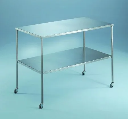 Blickman Howard Instrument Table 24 X 34 X 48 Inch 304 Stainless Steel – 7835SS