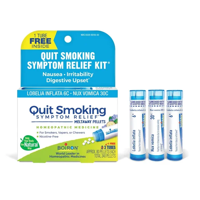 Boiron Quit Smocking Pellet Tube 3 Bonus