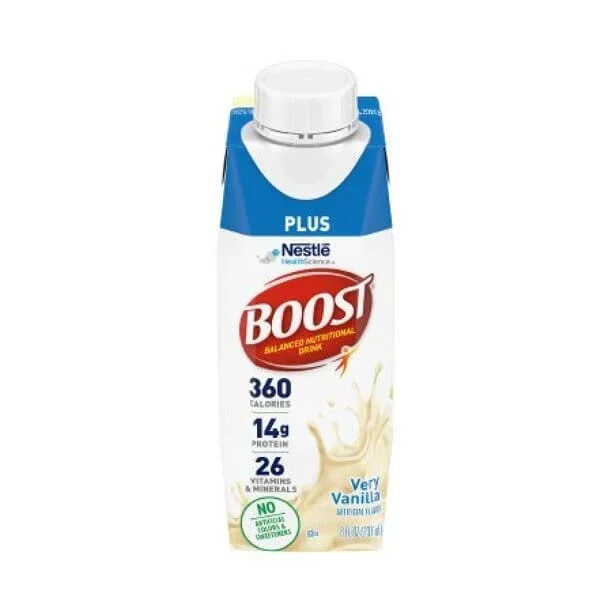 Boost Plus Very Vanilla, 8oz Carton