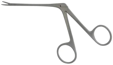 BR Surgical BR Surgical Ear Forceps Hartmann-Noyes 6-1/4 Inch Surgical Grade Stainless Steel NonSterile NonLocking Finger Ring Handle Straight Serrated Alligator Jaws – BR44-26116