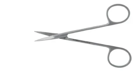BR Surgical BR Surgical Iris Scissors 4-1/2 Inch Length Surgical Grade Stainless Steel NonSterile Finger Ring Handle Curved Sharp/Sharp – BR08-34111