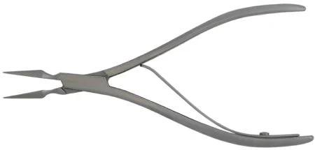 BR Surgical BR Surgical Splinter Forceps Virtus-Ralk 6 Inch Surgical Grade Stainless Steel NonSterile NonLocking Plier Handle w/Spring Straight Pointed Tips – BR10-82815