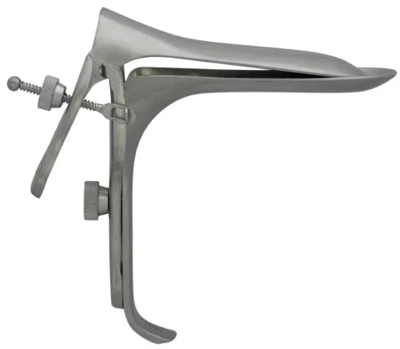 BR Surgical BR Surgical Vaginal Speculum Weisman-Graves NonSterile Surgical Grade German Stainless Steel Medium Left Side Open Reusable Without Light Source Capability – BR70-11122