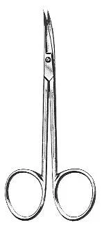 BR Surgical Nail Scissors Curved Jaws 4 Inch Stainless Steel – H174-37910