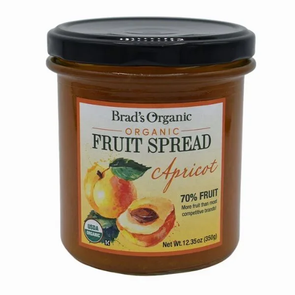 Brad’s Organic Fruit Spread Apricot 12.35Oz