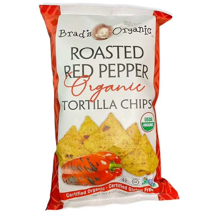 Brad’s Organic Red Pepper Tortilla Chips 8oz