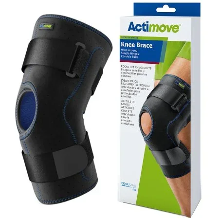 Bsn Medical Hinged Knee Brace Actimove Sports Edition 3X-Large Wraparound / D-Ring / Hook And Loop Strap Closure 24 To 26 Inch Thigh Circumference Left Or Right Knee – 7550016