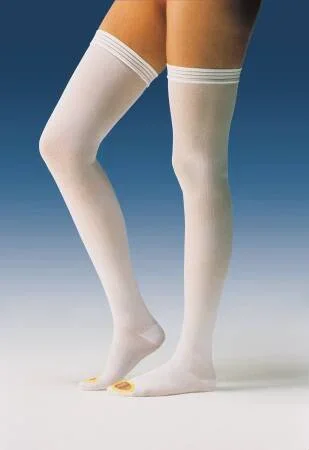 BSN Medical JOBST Anti-Em/GPT Anti-embolism Stockings Knee High Small / Regular White Inspection Toe – 111402