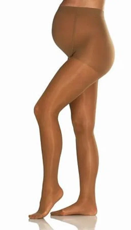BSN Medical JOBST SupportWear Maternity Compression Pantyhose Waist High Medium Silky Beige Closed Toe – 117254