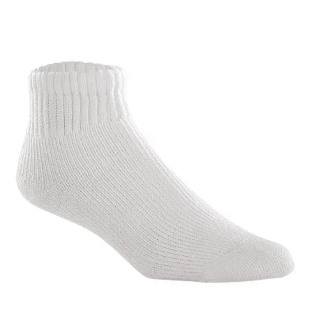 BSN Medical SensiFoot Diabetic Compression Socks Sensifoot Crew Medium White Closed Toe – 110837