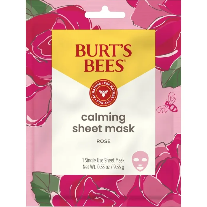 Burt’s Bees Calming Sheet Mask With Rose