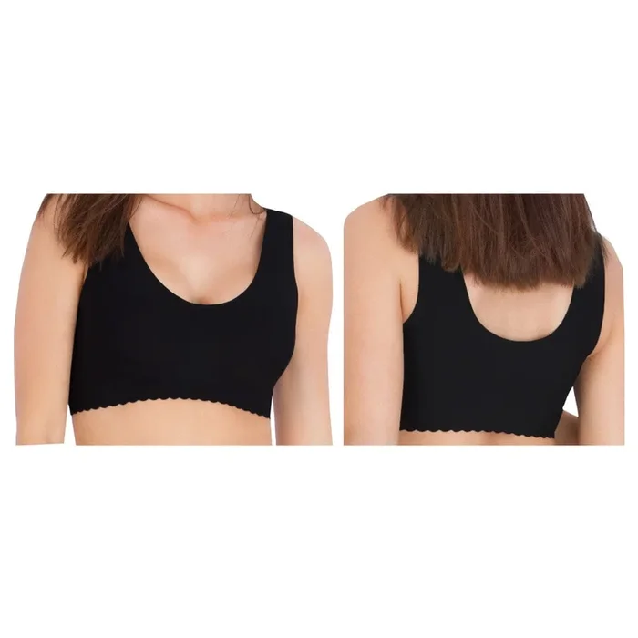 Caden Belly Bandit® Anti Bra, Scoop Neck, Small, Black