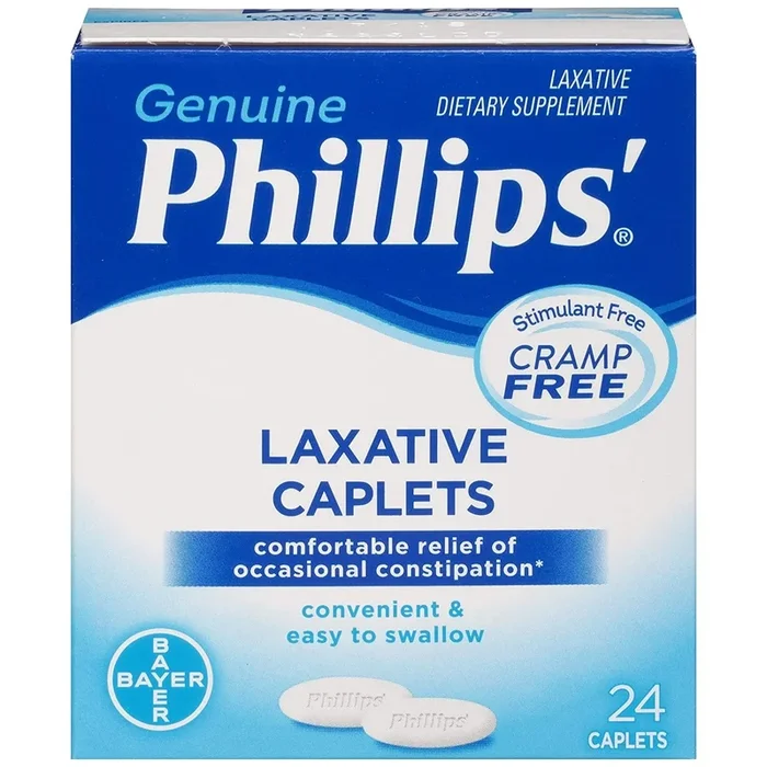 Caplets de Phillips, laxante, 24 recuento