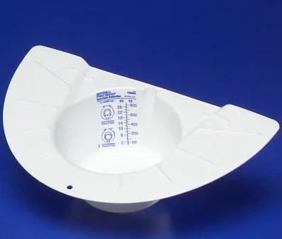 Cardinal Dover Commode Specimen Collector Plastic Without Closure 800 mL (27 oz.) NonSterile – 2500SA
