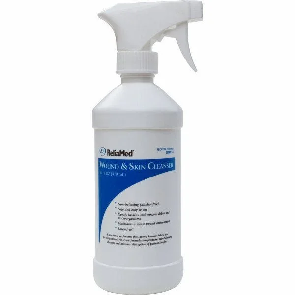 Cardinal Health Essentials WC8 Wound Cleanser Spray Bottle, 1 Count