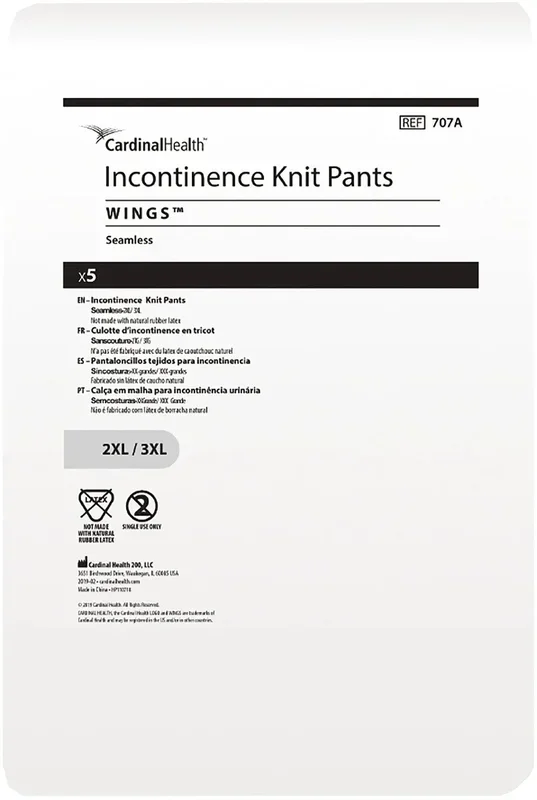 Cardinal Health WINGS Incontinence Knit Pants