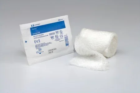 Cardinal Kerlix Fluff Bandage Roll Gauze 6-Ply 3-4/10 Inch X 3-6/10 Yard Roll Shape Sterile – 6725