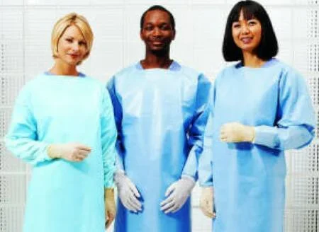 Cardinal Over-the-Head Protective Procedure Gown One Size Fits Most Unisex NonSterile Blue – 5210PG