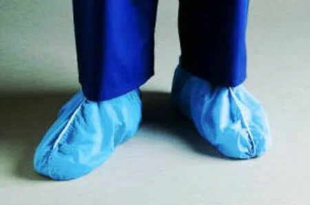 Cardinal Shoe Cover Dura-Fit Shoe-High Blue NonSterile