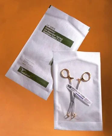 Cardinal Tyvek Sterilization Pouch EO Gas / Gas Plasma 4 X 9 Inch Transparent / White Self Seal – 32409