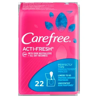 Carefree Body Shape Thin Unscented, 22 Count