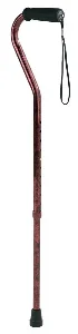 Carex Designer Offset Cane – Red