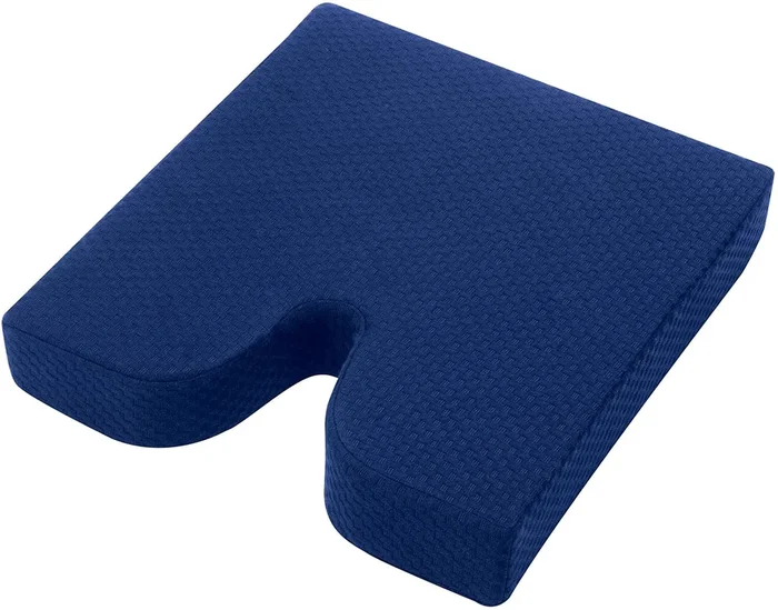 Carex Memory Foam Coccyx Seat Cushion – Tailbone Pain Relief Cushion