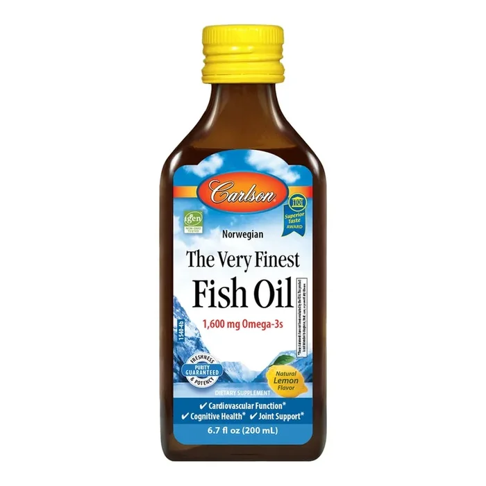 Carlson el mismo aceite de pescado con sabor a limón