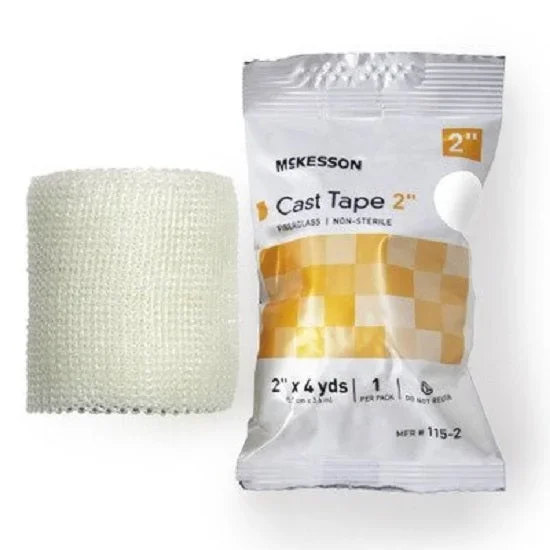 Carolina Narrow Fabric Cast Tape 2 Inch X 4 Yard Fiberglass White (Logo) – CT2-ONWH