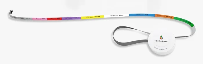 Certa Dose Retractable Pediatric Measuring Tape