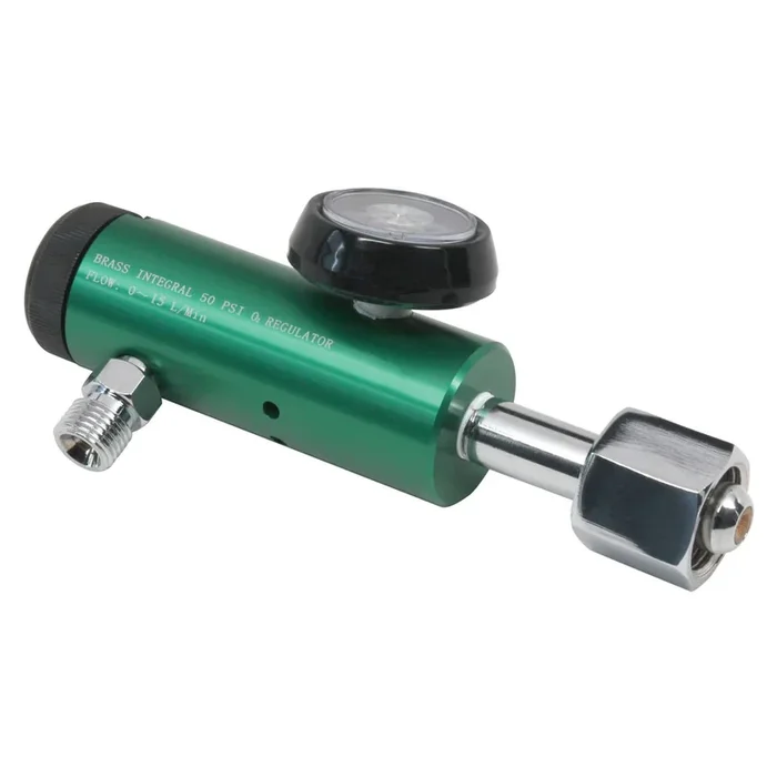 CGA 540 style O2 Regulator; 0-15 with Long Stem – Certified Pre Owned