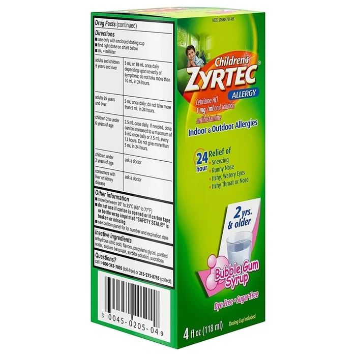Children’s Zyrtec Allergy Relief